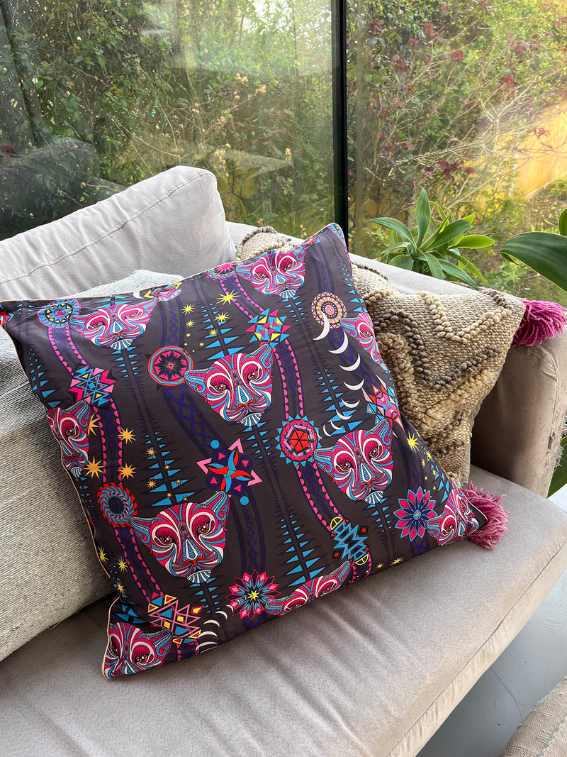 Cushion Cover Brown Mamba