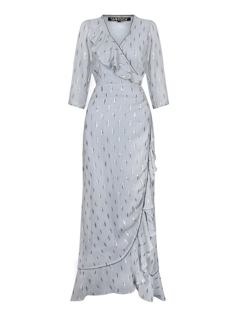 Flamenco Maxi Dress Grey Confetti