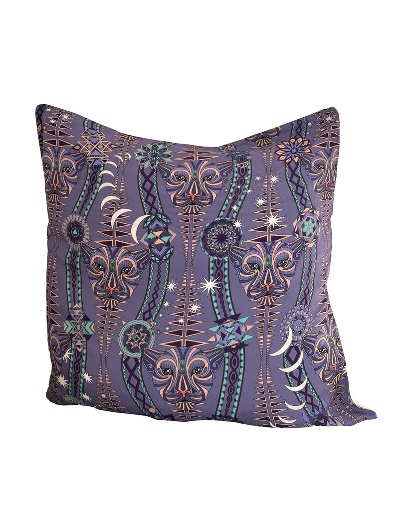 Cushion Cover Violet Leopard