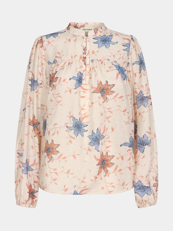 Floral Blouse Off White