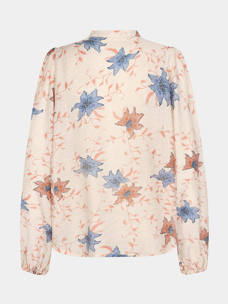 Floral Blouse Off White
