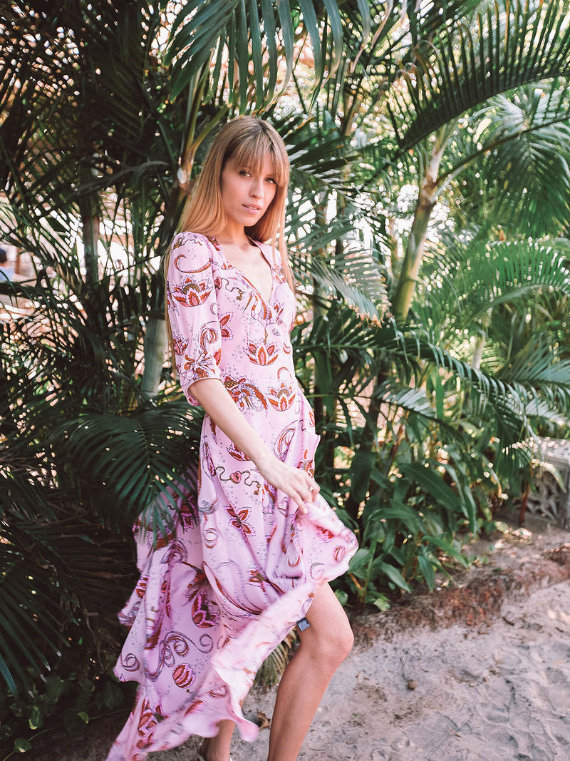pink bird dress Buy Pink Stripe Embroidered Tropical Bird Midi Dress from Next USA